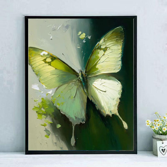 Butterfly No Framed DIY Oil Painting By Numbers 40*50CM