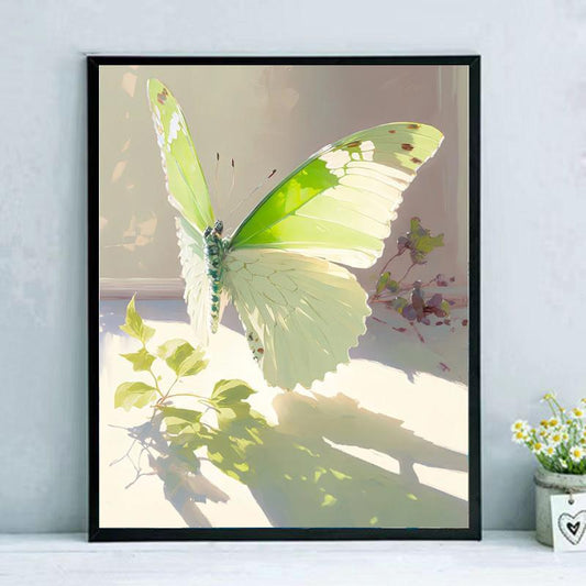 Butterfly No Framed DIY Oil Painting By Numbers 40*50CM