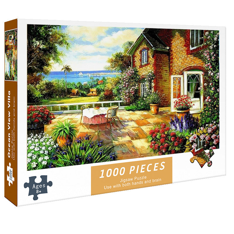 1000 Pieces DIY Puzzle Jigsaw Puzzle Educational Toys Puzzle For Gift