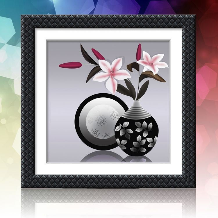 65X65CM - Flower DIY 5D Full Diamond Painting NO Frame