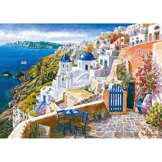 70x50CM-Aegean Sea - DIY 5D full Diamond Painting NO FRAMED