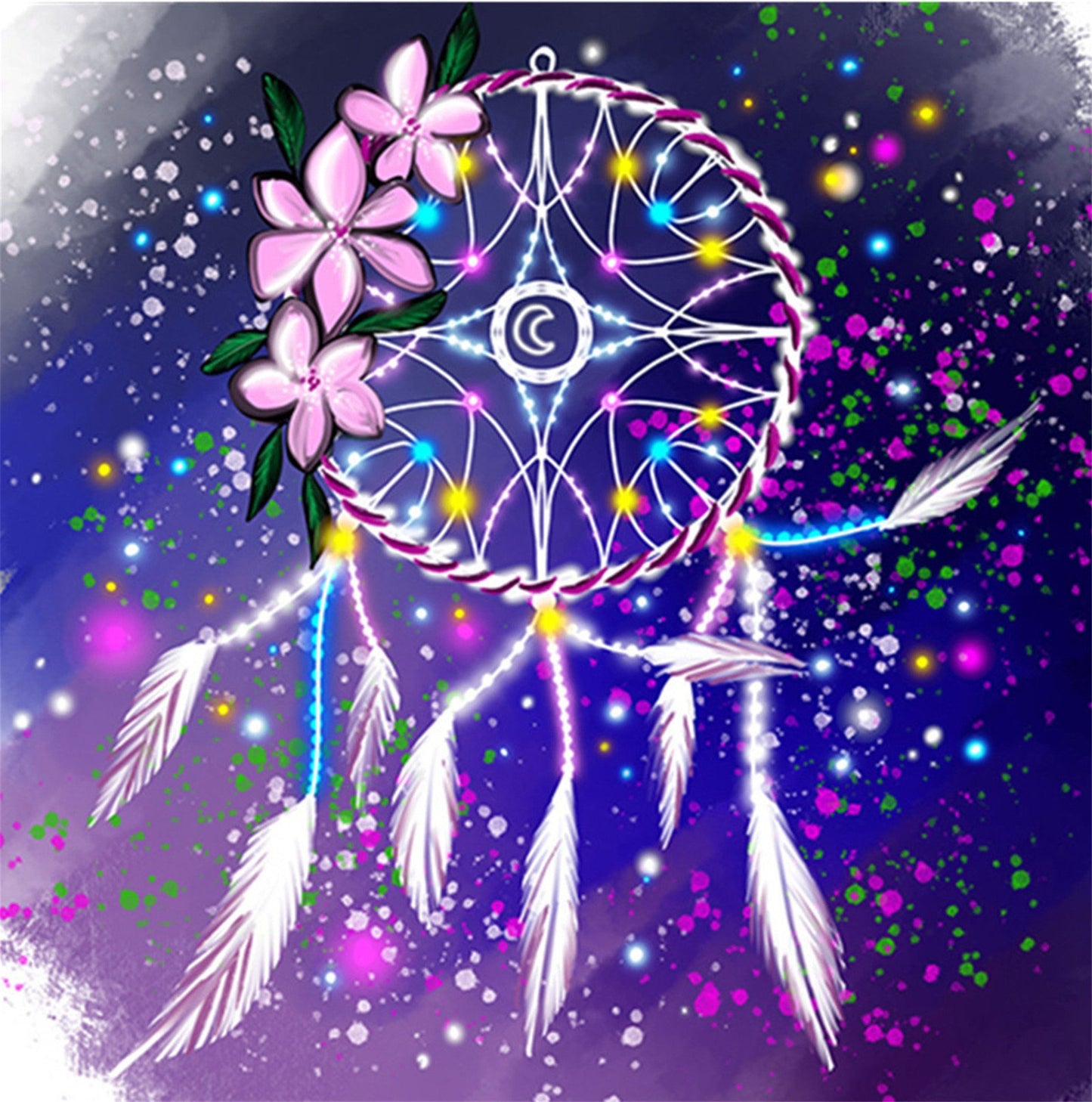 30x30CM dream catcher 5D Full Diamond no frame