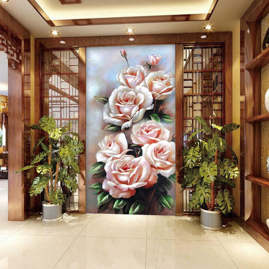 50X100CM -  Rose DIY 5D Full Diamond Painting NO Frame