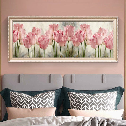 120X35CM - Tulip Flower DIY 5D Full Diamond Painting NO Frame