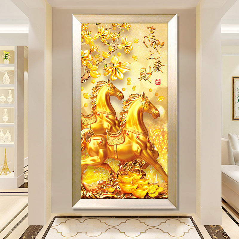 60X110CM -  Horse DIY 5D Full Diamond Painting NO Frame