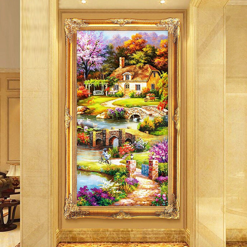 50X100CM - Dream House DIY 5D Full Diamond Painting NO Frame