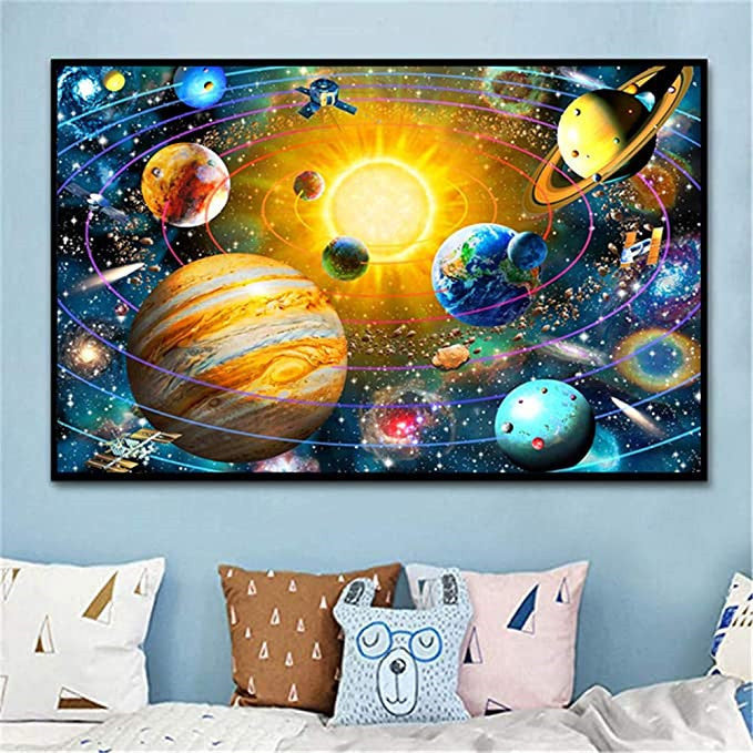 50x40cm Galaxy 5d diy diamond painting full drill NO FRAME  M3876