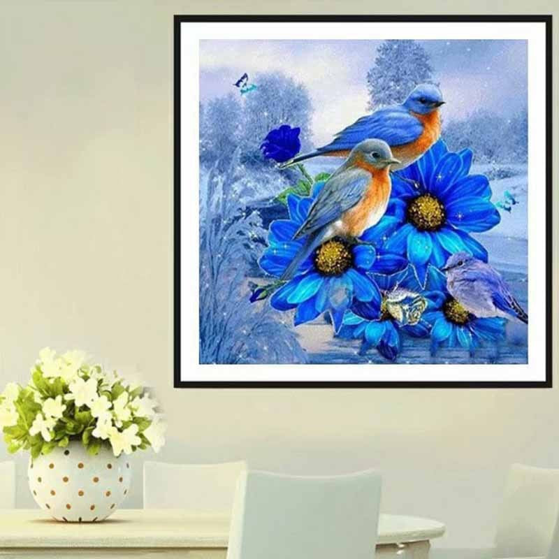 60X60CM -  Bird DIY 5D Full Diamond Painting NO Frame