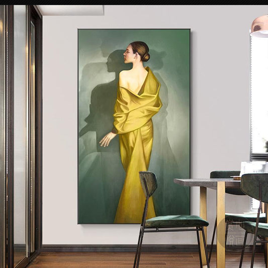 60x110CM-Lady- DIY 5D full Diamond Painting