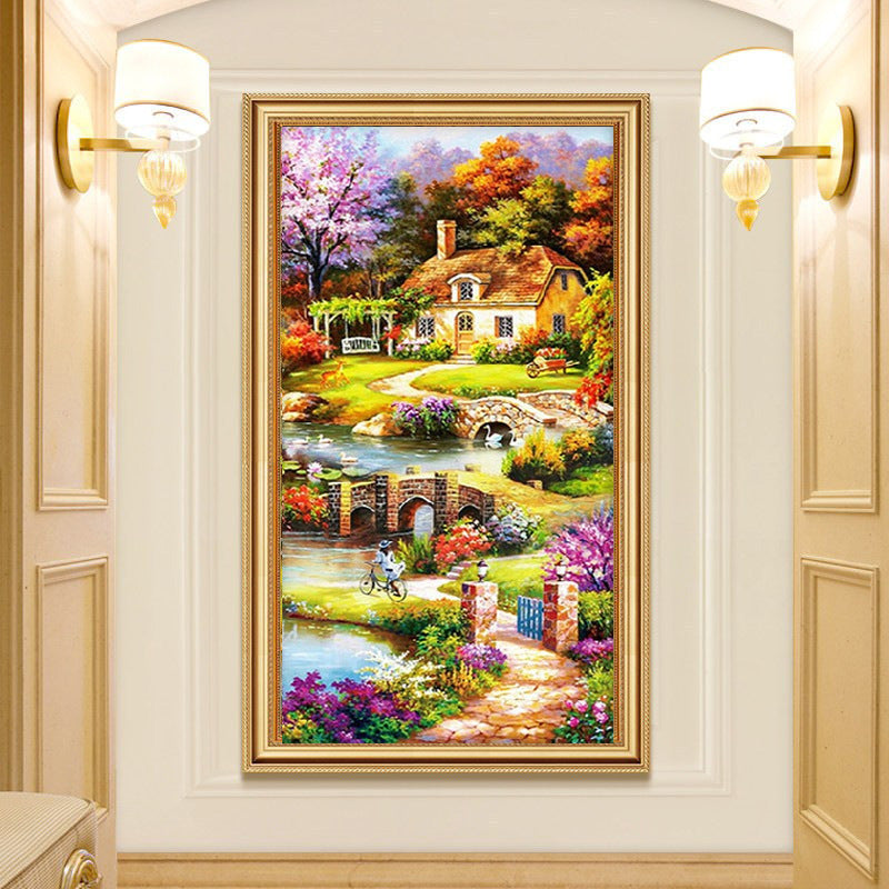 50X100CM - Dream House DIY 5D Full Diamond Painting NO Frame