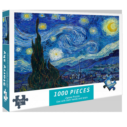 1000 قطعة من أحجية الصور المقطوعة DIY ألعاب تعليمية للهدايا