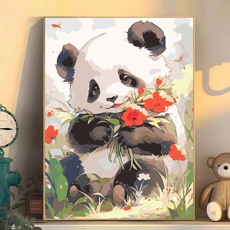 40X50CM Panda DIY Oil Painting By Numbers