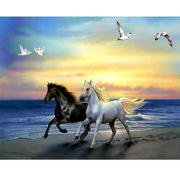 60X80CM - Horse DIY 5D Full Diamond Painting NO FRAME