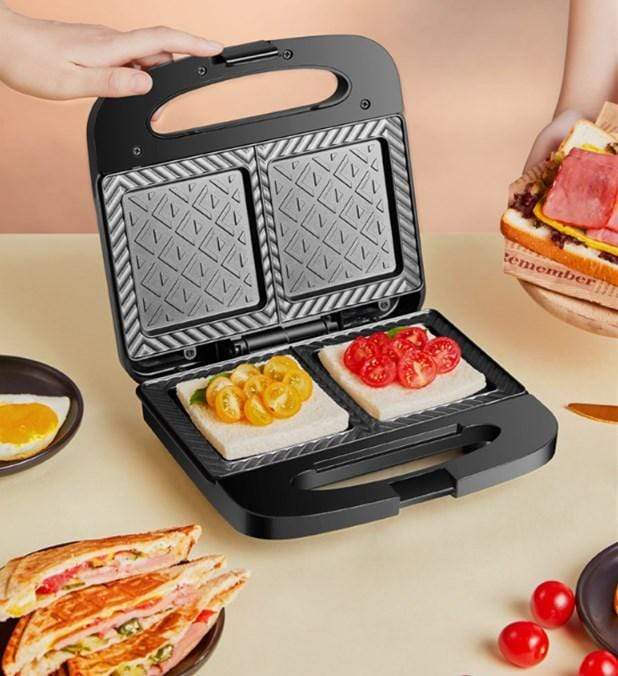 Electric Sandwich Maker Grilling Baking Plates Toaster Multifunction Non-Stick Egg waffle Breakfast Machine