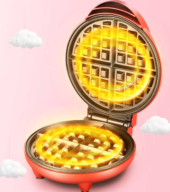 Mini Electric Waffles Maker Bubble Egg Cake Pan Waffle Pot