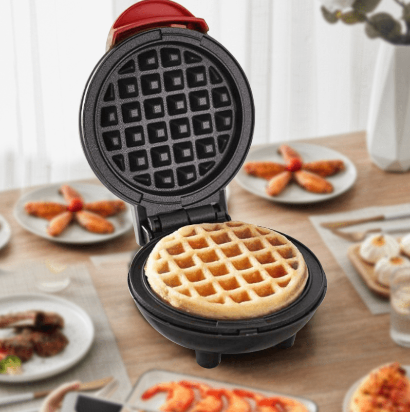 Mini Electric Waffles Maker Bubble Egg Cake Pan Waffle Pot