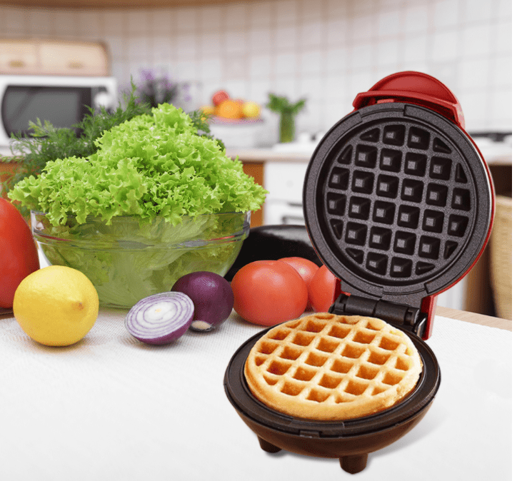 Mini Electric Waffles Maker Bubble Egg Cake Pan Waffle Pot