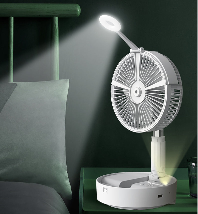 Portable Electric Folding Hydrating Fans Humidifying Hydration Water Spray Fan Wireless Table Desk Lamp Home Floor Standing Fan