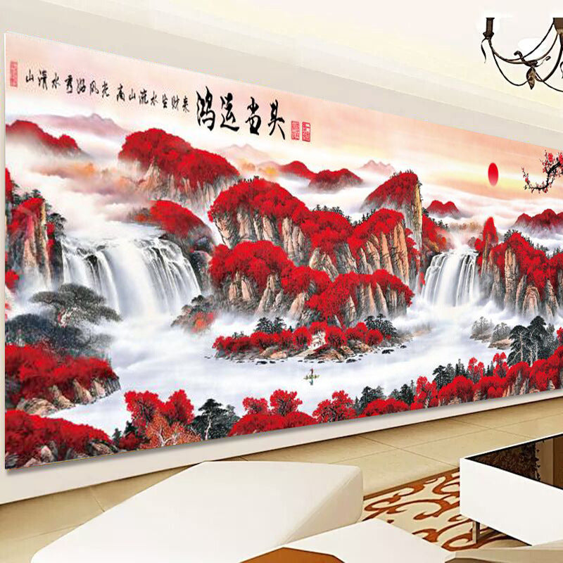 150X60CM-lucky strike No Frame DIY 5D Diamond Painting