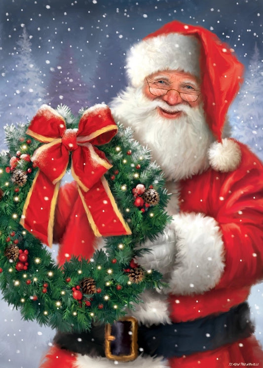 50x60CM-Santa- DIY 5D full Diamond Painting