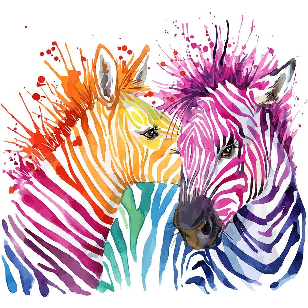 30X30CM-Zebra-5D Full Diamond Painting DIY Pictures WLL409